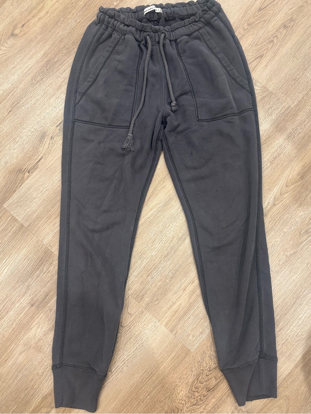 Abercrombie & Fitch Charcoal Gray Jogger Sweatpants XS